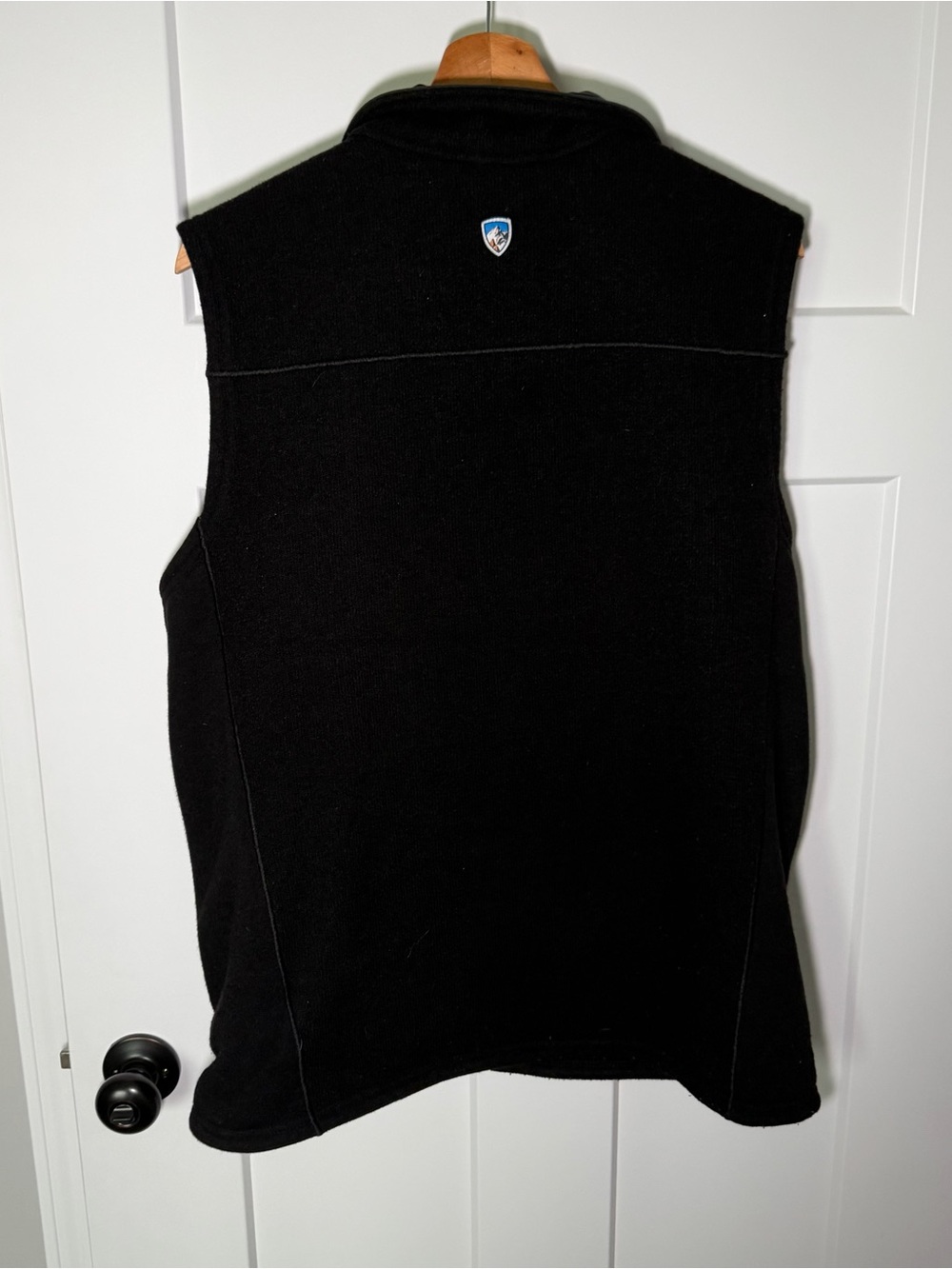 Kuhl Mens Interceptr Vest Black Zip-Front Fleece Vest Large Outdoor Gorpcore - Picture 11 of 12